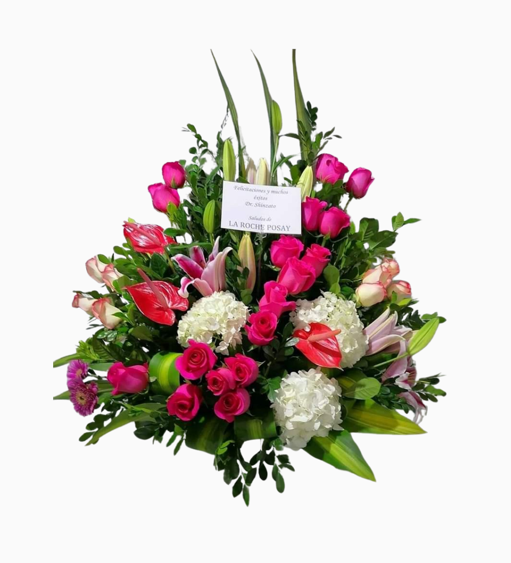 1 Arreglo de Flores Rosas - Imagen 1